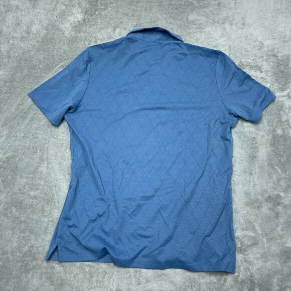 Modern Ambition Blue Polo Shirt Men’s L Moisture Wicking Stretch a1315 - Picture 9 of 10